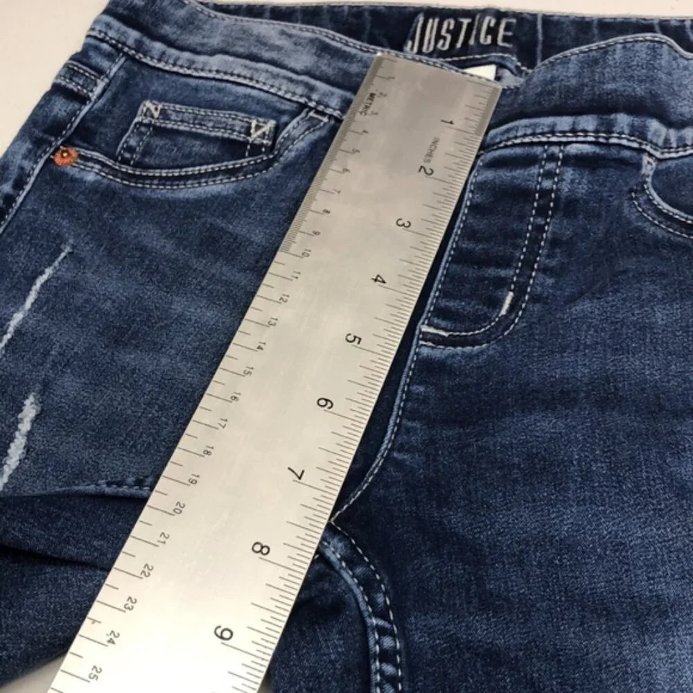 GIRLS JUSTICE MID-RISE LEGGING JEANS (GIRLS) 14x28⭐️
